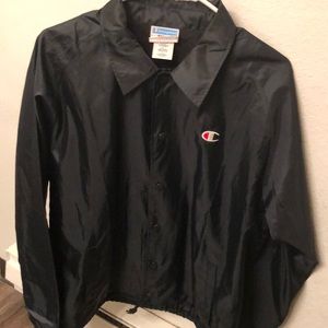 Champion coaches black jacket